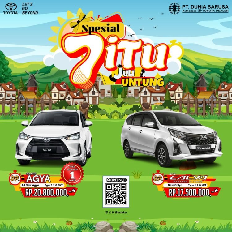 PT Dunia Barusa Hadirkan Promo “Spesial JITU”, Tawarkan DP Ringan untuk Calya dan Agya