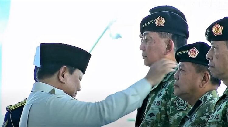 Prabowo Anugerahi 5 Purnawirawan Gelar Jenderal Bintang 4, Ada Menhan Sjafrie dan Bang Ali!