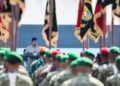 Presiden Prabowo Pimpin Upacara di Batujajar: Lantik Wapanglima TNI, Resmikan Puluhan Satuan Baru