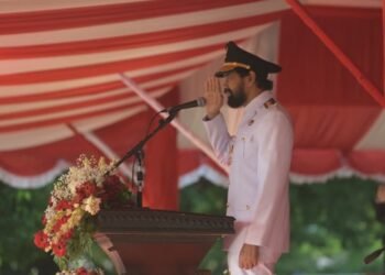 Gubernur Aceh Pimpin Upacara HUT ke-80 RI di Blang Padang