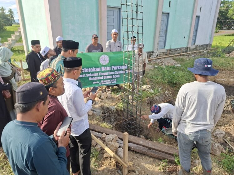 STISNU Aceh Lakukan Peletakan Batu Pertama Gedung Birokrat Baru