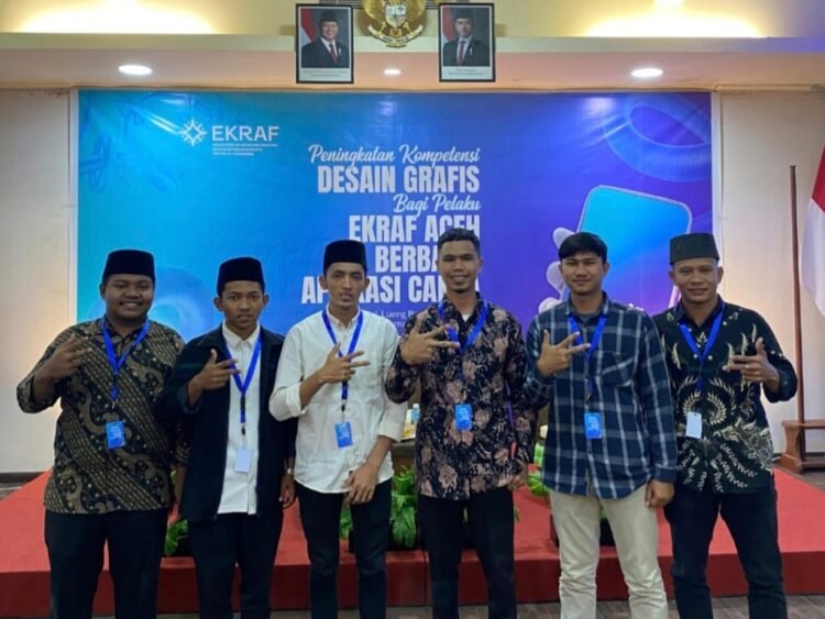 Mahasiswa STISNU Aceh Ikuti Pelatihan Desain Grafis Bersama KemenEkraf