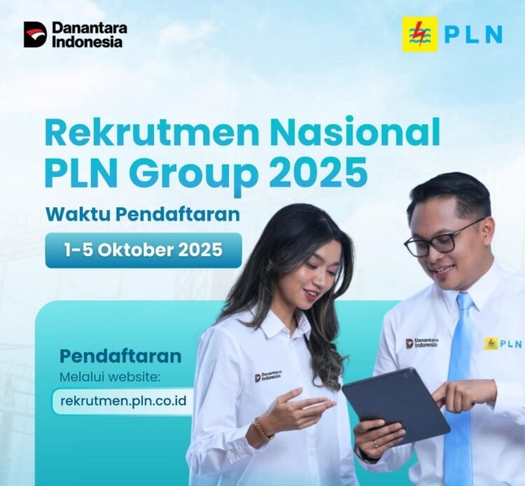 PLN Buka Lowongan Kerja bagi Lulusan D3 sampai S2 di Seluruh Indonesia