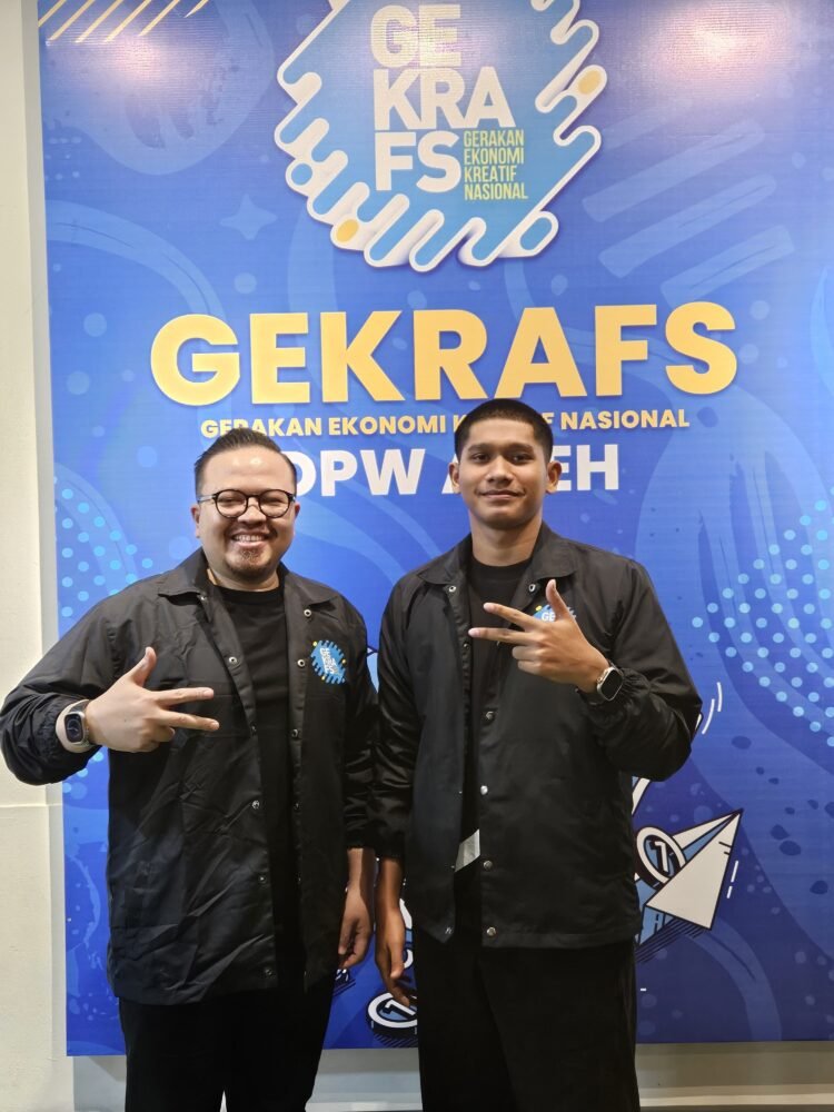 Ketua Gekrafs Aceh Terima Kunjungan Staf Khusus Menteri Ekonomi Kreatif Rian Syaf