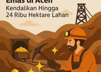 IDeAS : 13 Perusahaan Tambang Emas Miliki IUP Seluas 24 Ribu Ha di Aceh
