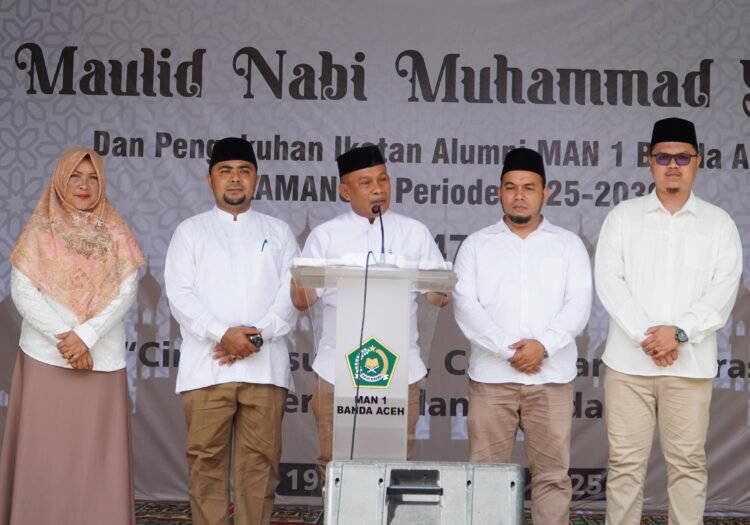 IKAMANSA 2025–2030 Dikukuhkan, Alumni Dorong Penguatan MAN 1 Banda Aceh