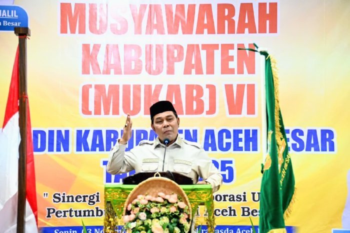 Bupati Aceh Besar Syech Muharram Harap Kadin Jadi Penggerak Ekonomi, Bukan Pencari Proyek