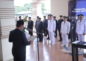 Ini Dia Nama Sejumah Pejabat yang Dilantik di Jajaran Pemkab Aceh Besar