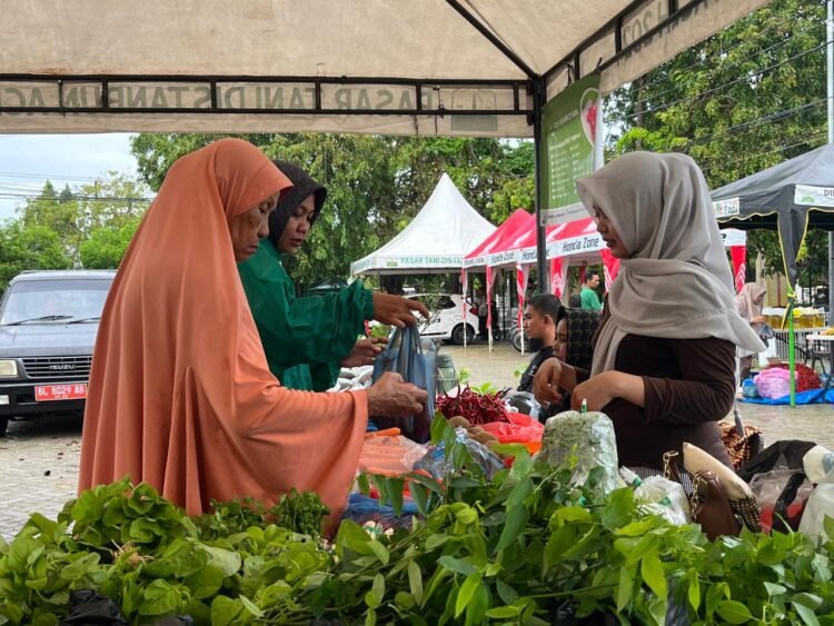 Jelang Tahun Baru, Pasar Tani Jadi Penopang Dapur Warga Aceh