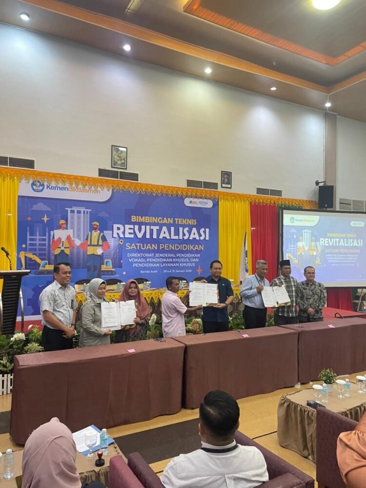 Pemulihan Pendidikan Pascabencana, 99 SMK Teken PKS Rehab Rekon Sekolah