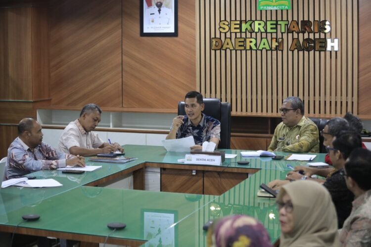 Sekda Aceh Pimpin Rapat Teknis Pengendalian Inflasi Jelang Hari Besar