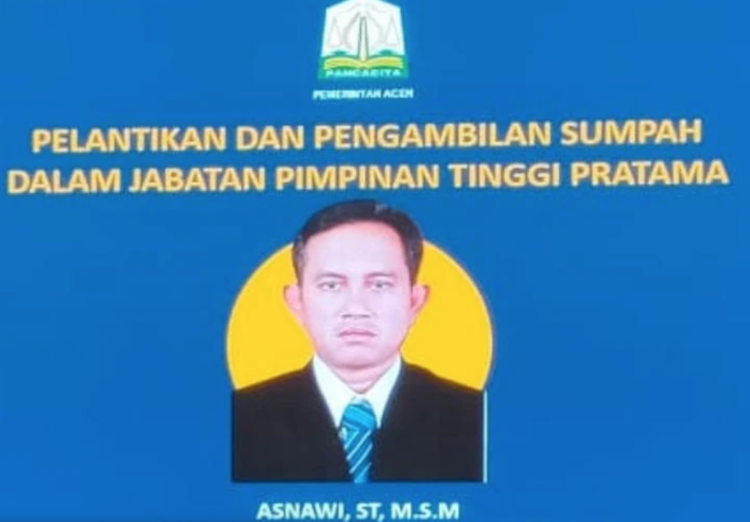 Gubernur Aceh Lantik 25 Pejabat Eselon II, Asnawi Resmi Jabat Kepala Dinas ESDM Aceh