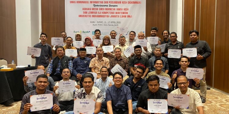 28 Wartawan Aceh Raih Sertifikasi Kompeten, AMSI Dorong Profesionalisme Jurnalistik
