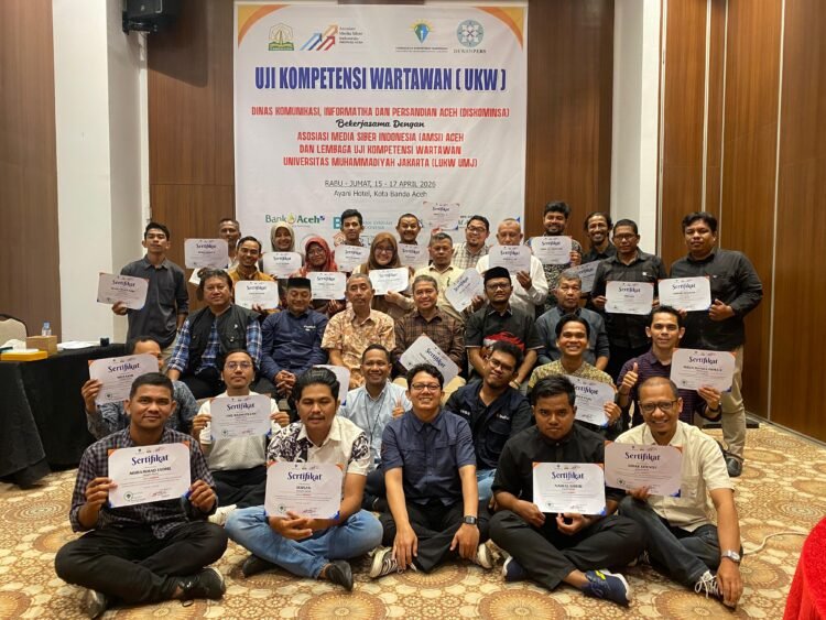 28 Wartawan Aceh Raih Sertifikasi Kompeten, AMSI Dorong Profesionalisme Jurnalistik