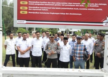 Tinjau Titik Perusakan Kantor Gubernur, Kapolda Aceh: Unjukrasa Tak Dilarang, Merusak Itu Melanggar Hukum