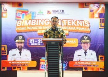 Dinas Koperasi dan UKM Aceh Gelar Bimbingan Teknis Home Industry untuk Wirausaha Pemula