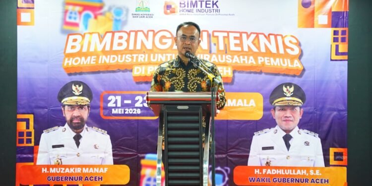 Dinas Koperasi dan UKM Aceh Gelar Bimbingan Teknis Home Industry untuk Wirausaha Pemula