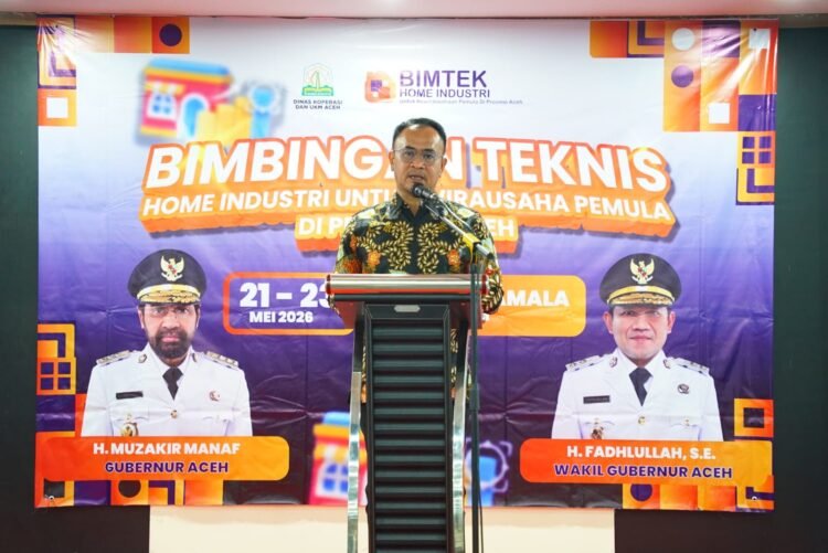 Dinas Koperasi dan UKM Aceh Gelar Bimbingan Teknis Home Industry untuk Wirausaha Pemula