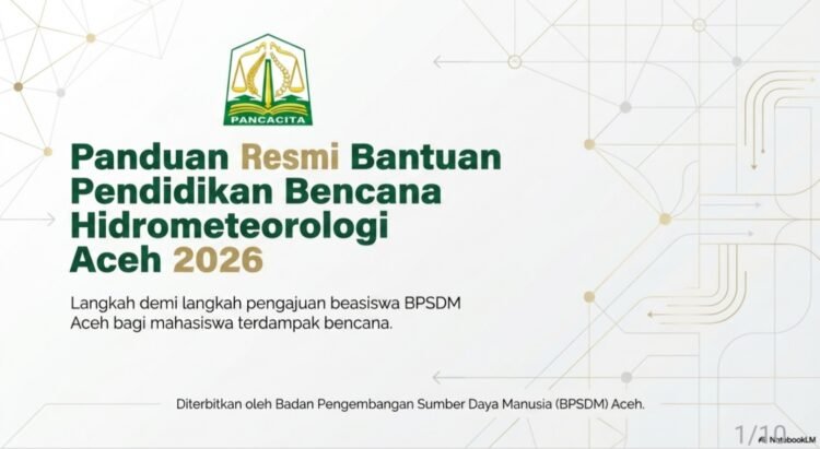 Pemerintah Aceh Siapkan Rp10 Miliar Bantuan Pendidikan bagi Mahasiswa Korban Bencana Hidrometeorologi, Baca Persyaratannya