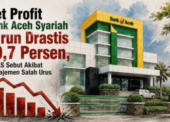 Net Profit Bank Aceh Syariah Turun Drastis 19,7 Persen, IDeAS Sebut Akibat Manajemen Salah Urus
