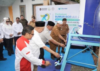 Abpednas Aceh dan Kejaksaan Bersama PT Sucofindo Persero Resmikan Sumur Bor Air bersih di Aceh Besar