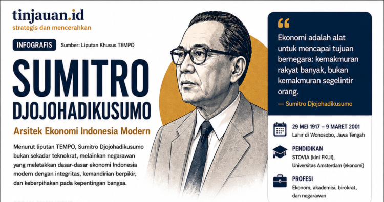 Sumitro Djojohadikusumo, Arsitek Ekonomi Indonesia Modern