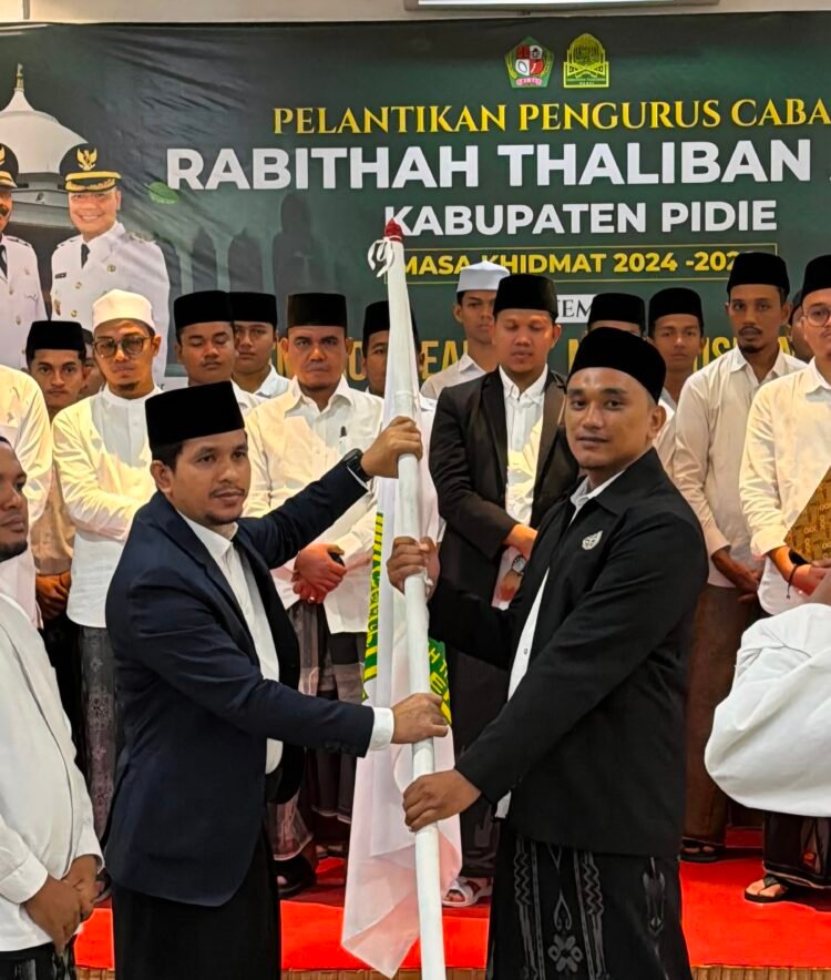 Pengurus Cabang Rabithah Thaliban Aceh Kabupaten Pidie Periode 2024–2028 Resmi Dilantik