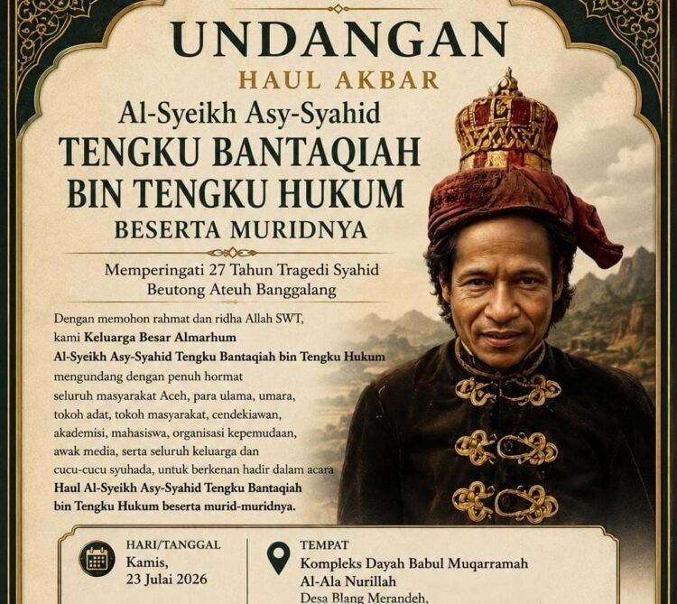 Doa dan Zikir Bersama Warnai Haul ke-27 Teungku Bantaqiyah di Beutong Ateuh