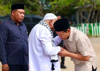 Wagub Aceh Fadhlullah Silaturahmi ke Dayah Abu Paya Pasi, Perkuat Sinergi