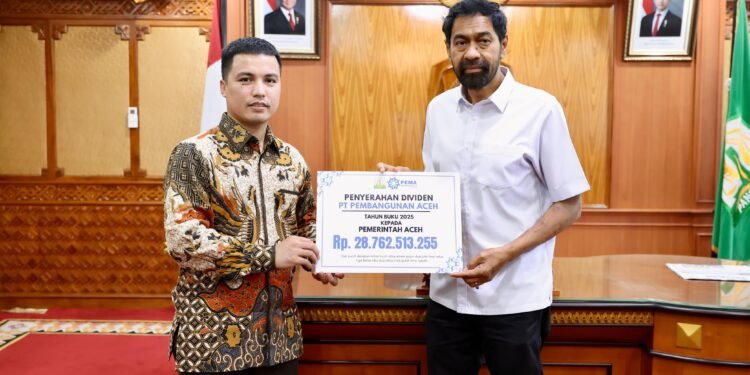 PT PEMA Serahkan Dividen Rp28,76 Miliar kepada Pemerintah Aceh, Bukti Transformasi Tata Kelola dan Penguatan Kinerja