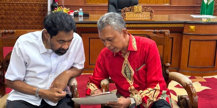Kementan Siapkan 2,5 Triliun, Pesan Mualem: Maksimalkan untuk Pemulihan Sawah dan Kebun