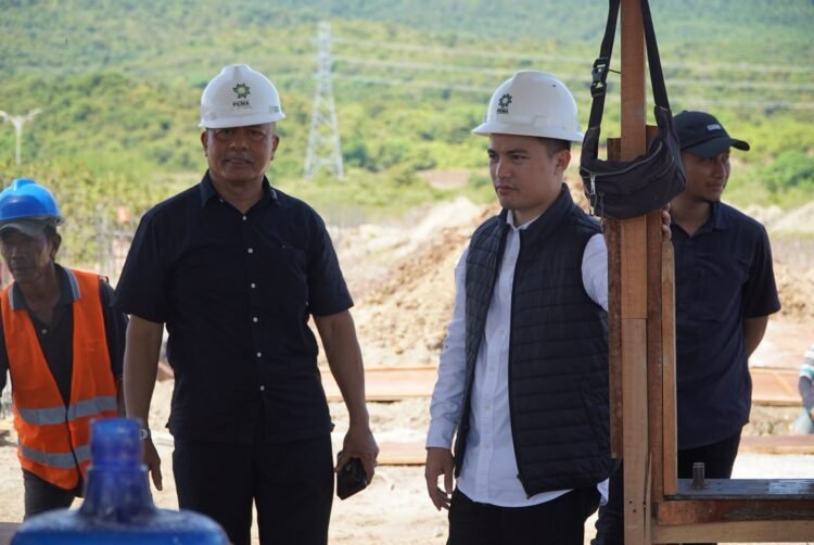 Dirut PT. PEMA Tinjau Pembangunan KIA Ladong, Percepat Realisasi Pabrik Baja Ringan dan Penyerapan Tenaga Kerja Lokal