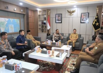 Jalankan Amanah Mualem, Sekda Aceh Silaturahmi dengan Kapolda Aceh