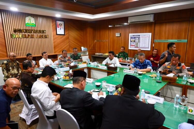 Rapat Forkompimda Aceh Bahas Dinamika Kerusuhan pada Hari Damai Aceh