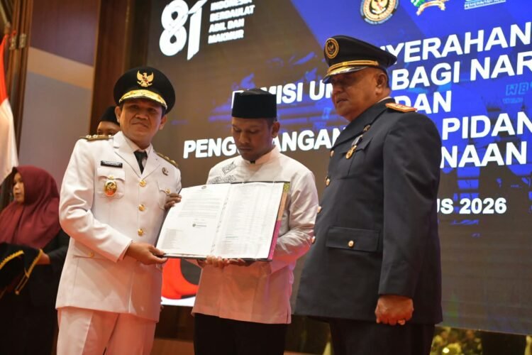 4.833 Narapidana dan Anak Binaan di Aceh Terima Remisi HUT ke-81 Kemerdekaan RI