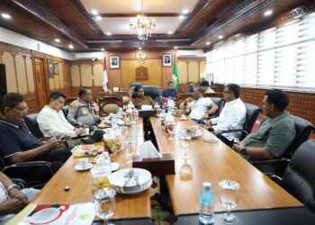 Gubernur Mualem Bersama Kapolda dan Ketua DPRA Bahas Mitigasi Bencana