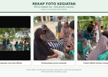 Mahasiswa UIN SUNA Adakan Workshop Pemanfaatan Media Sosial untuk Meningkatkan UMKM Gampong Blang Lancang