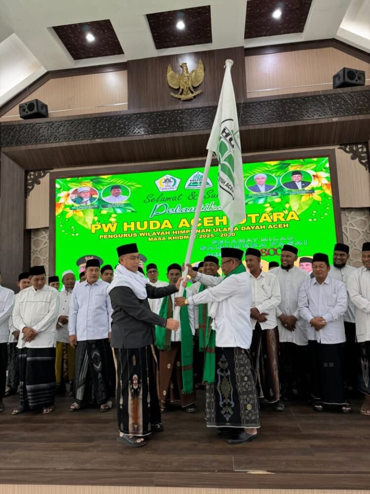 Pelantikan HUDA Aceh Utara Berlangsung Khidmat, Abi Ibnu Sakdan Resmi Dilantik