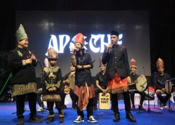 Hormati Syariat, Apache 13 Tampil Hanya dengan Rapai Pasee di HUT ke-800 Samudera Pasai