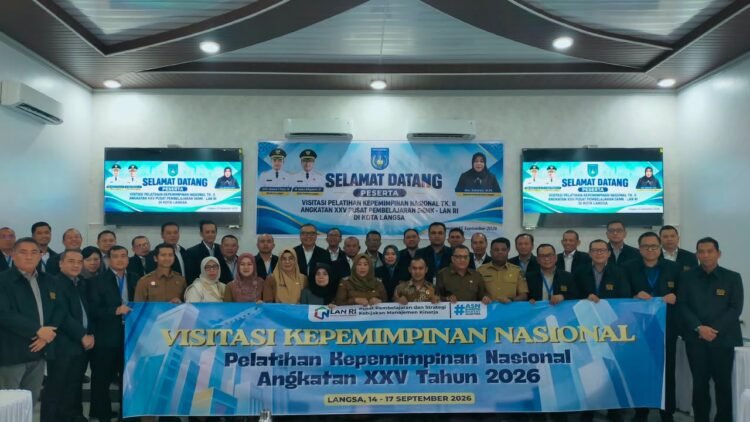 Sinergi Kepemimpinan Strategis: Peserta PKN Tingkat II Angkatan XXV LAN RI Gelar Visitasi ke Aceh Tamiang dan Kota Langsa