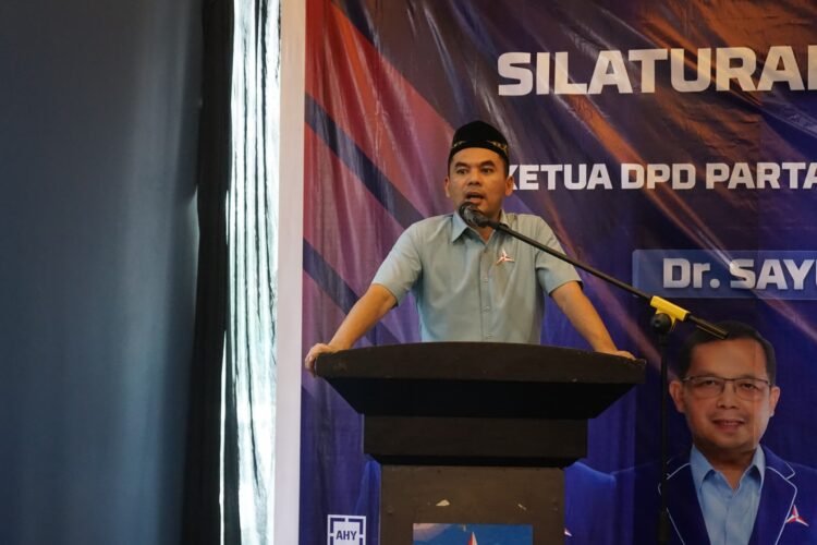 Pidato Perdana Sayuti, Ungkap Empat PR Besar Demokrat Aceh
