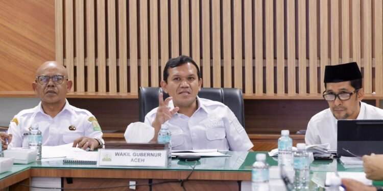 Wagub Dek Fadh Pimpin Rapat Tim Revisi UUPA, Pastikan Kewenangan dan Kekhususan Aceh Tetap Terjaga