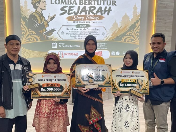 Seuramoe Heritage Dorong Generasi Muda Kenali Sejarah Aceh Lewat Lomba Bertutur