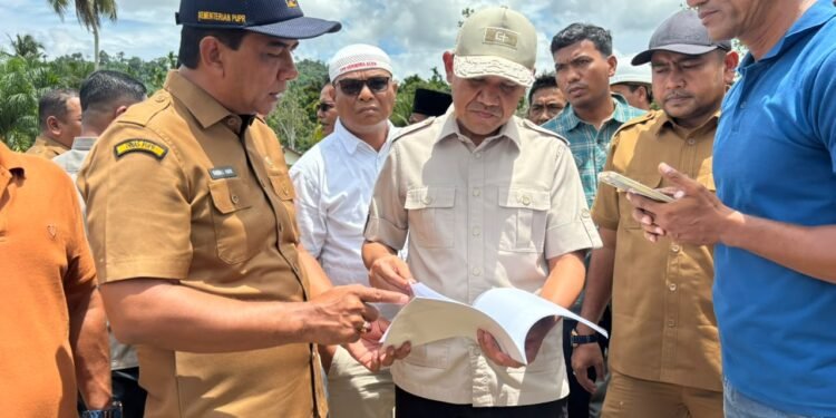 Wagub Aceh Dek Fadh Tinjau Sejumlah Infrastruktur dan Kondisi Sungai di Bireuen-Aceh Utara