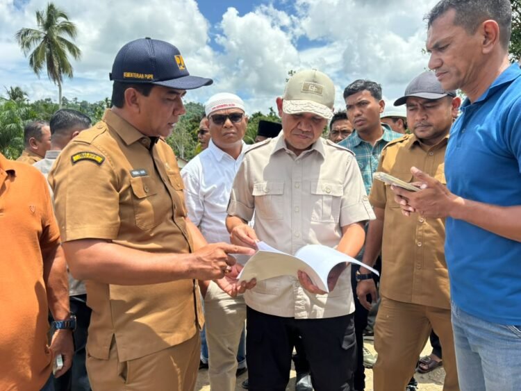 Wagub Aceh Dek Fadh Tinjau Sejumlah Infrastruktur dan Kondisi Sungai di Bireuen-Aceh Utara