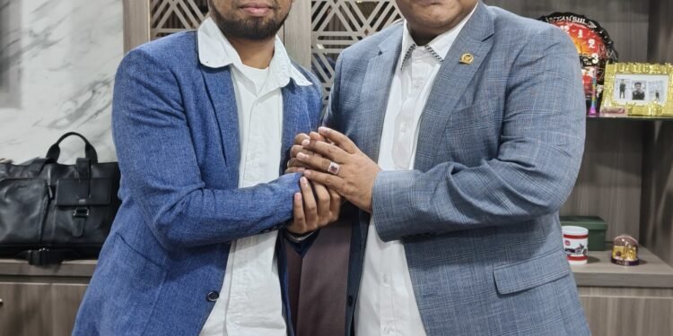 Ketua Pemuda PAS Aceh Tgk. Fajri M. Isa Jumpai Anggota DPD RI, Bahas Persoalan Generasi Muda