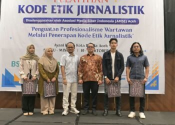 Plt. Sekda Aceh Buka Pelatihan Kode Etik Jurnalistik AMSI