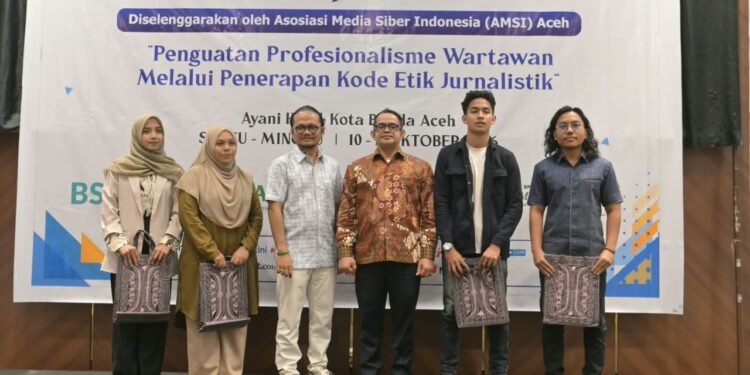 Plt. Sekda Aceh Buka Pelatihan Kode Etik Jurnalistik AMSI