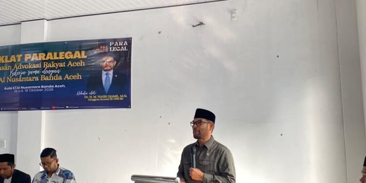 Nasir Djamil Buka Diklat Paralegal YARA, Tekankan Keberpihakan pada Keadilan dan Masa Depan Aceh