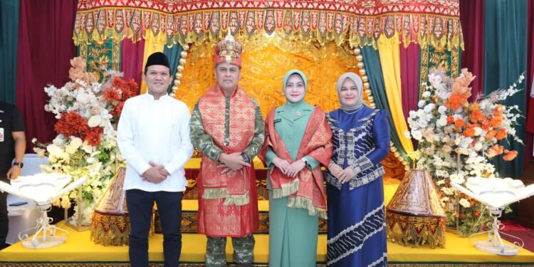 Wagub Dek Fadh dan Forkopimda Sambut Pangdam IM Brigjen TNI Mahesa Fitriadi, Putra Aceh yang Kembali Mengabdi di Tanah Kelahiran